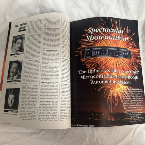 Vintage - BOX OFFICE Magazine - November 1996 - Patrick Stewart - Picture 8 of 9